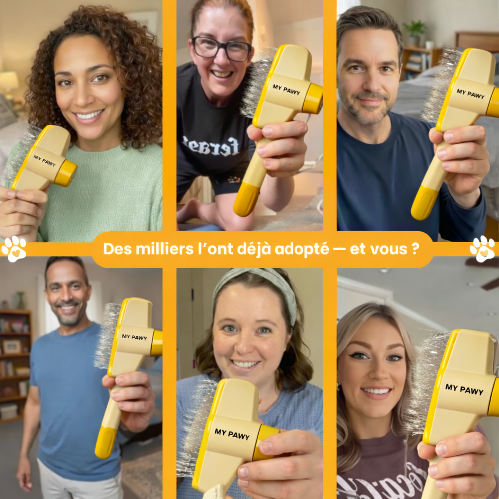 PawBrosse™ PRO | Brosse Anti-Poils Confort